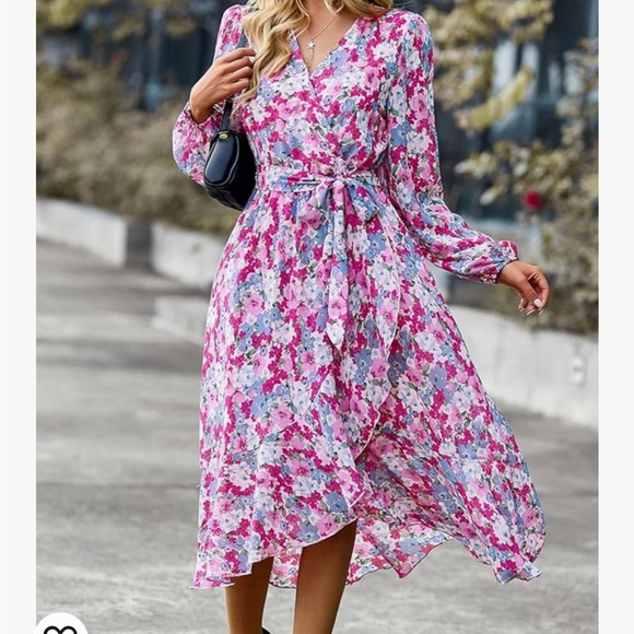 Prettygarden Floral Highlow dress (Size M) - Picture 7 of 7